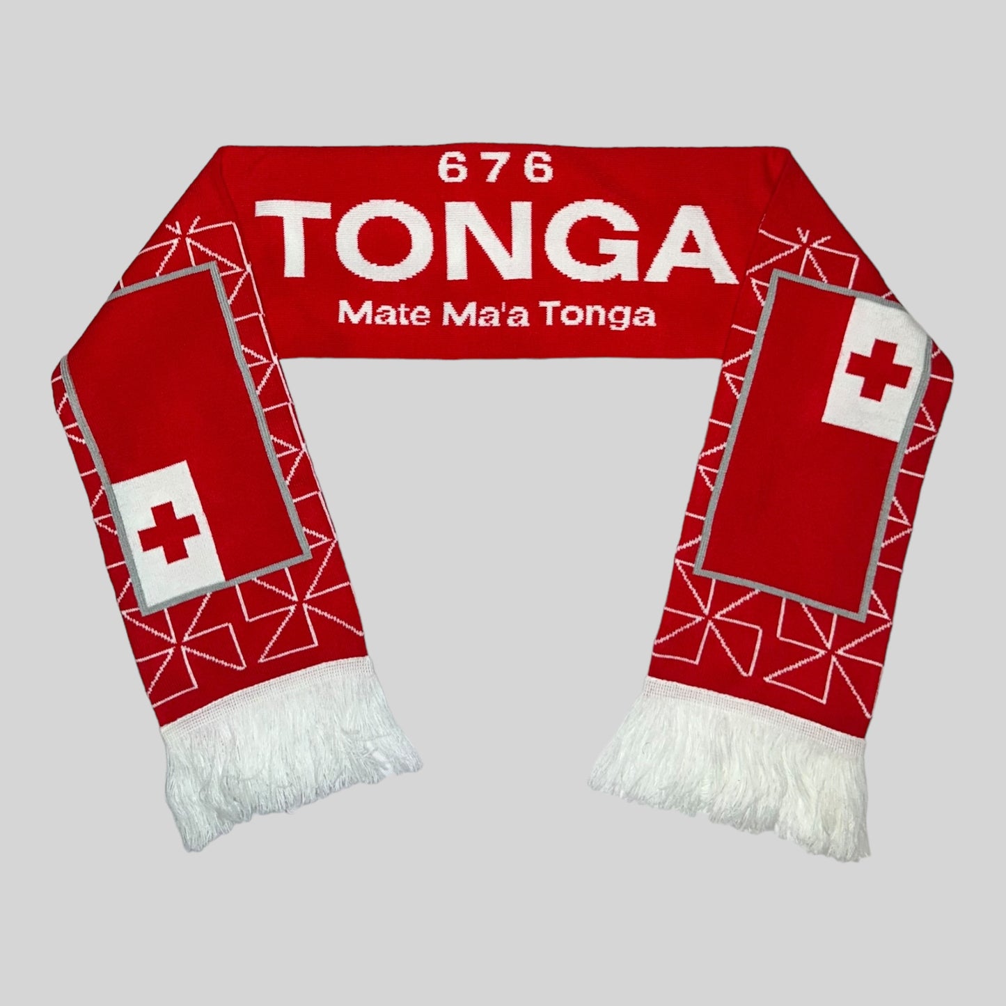 Tonga Flag Scarf