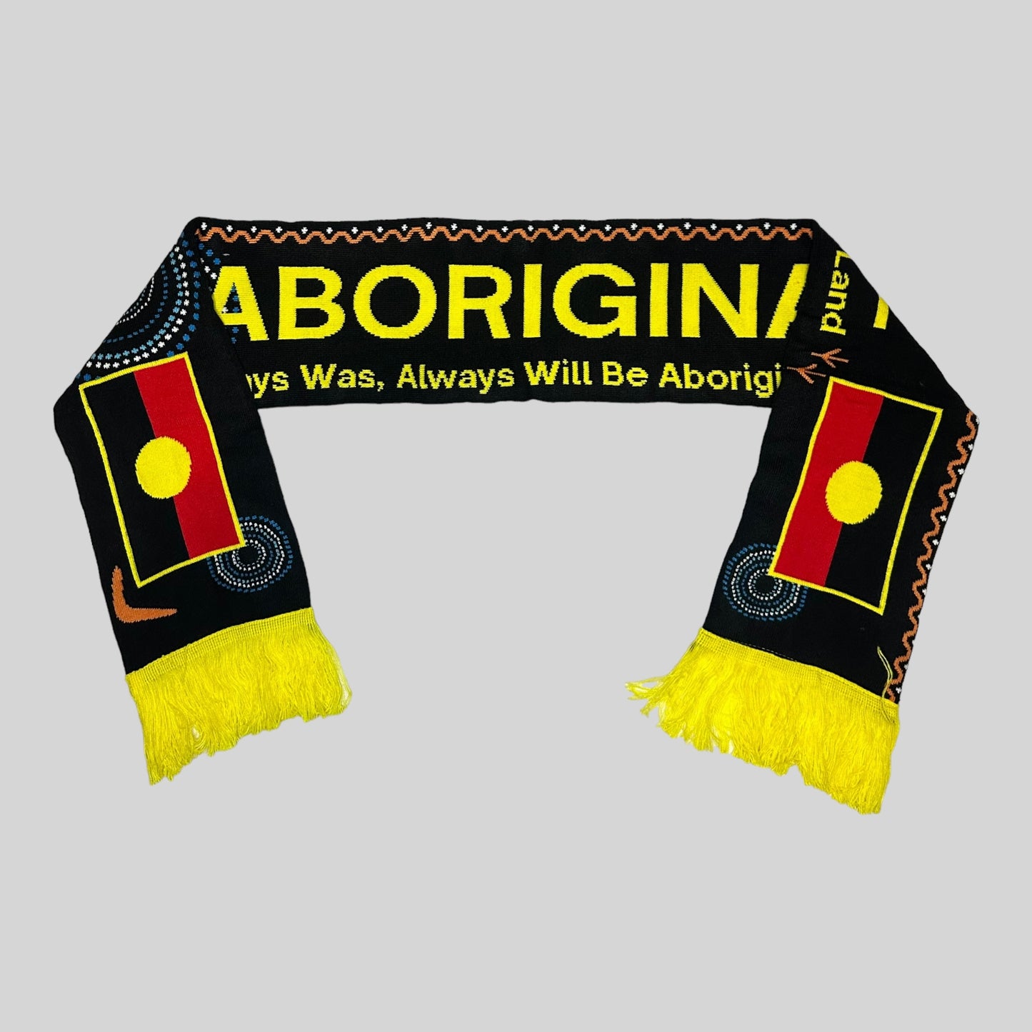 Aboriginal Flag Scarf